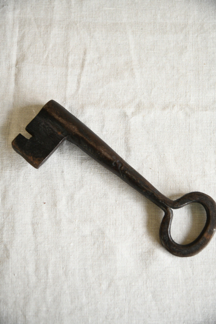 Antique Hand Forged Iron Door Key
