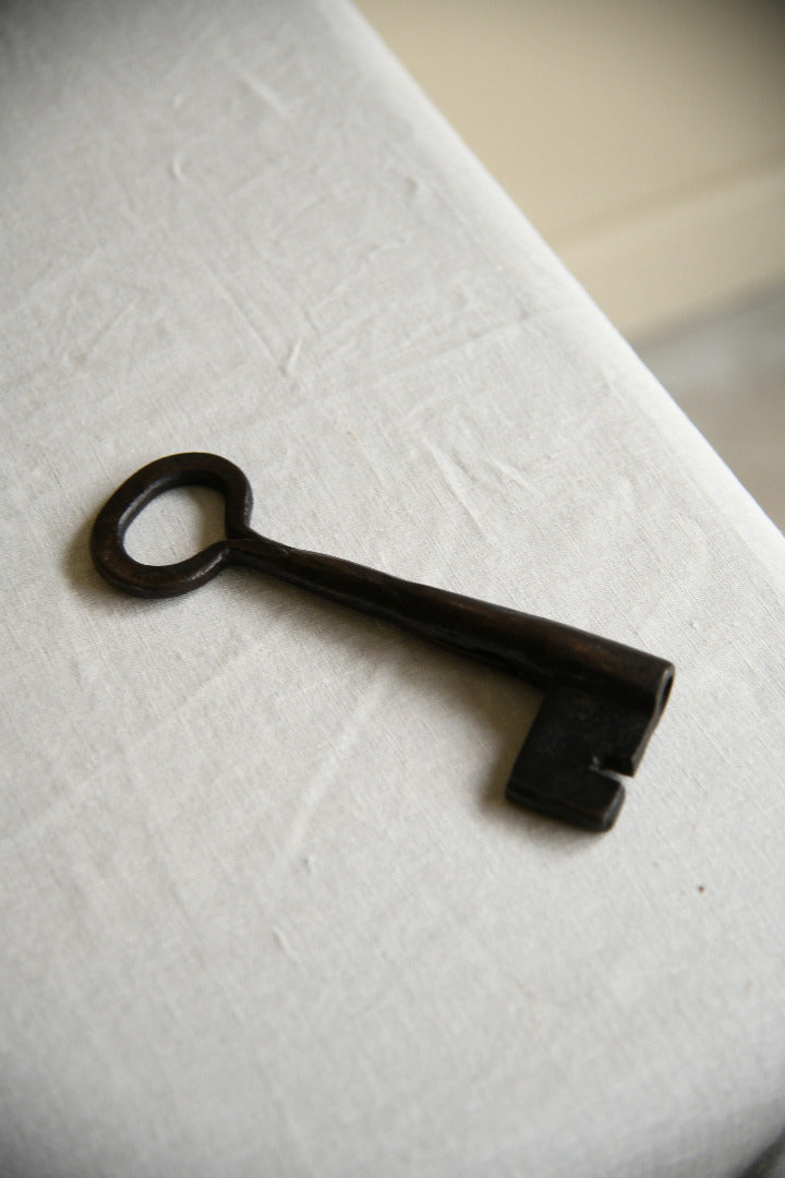 Antique Hand Forged Iron Door Key