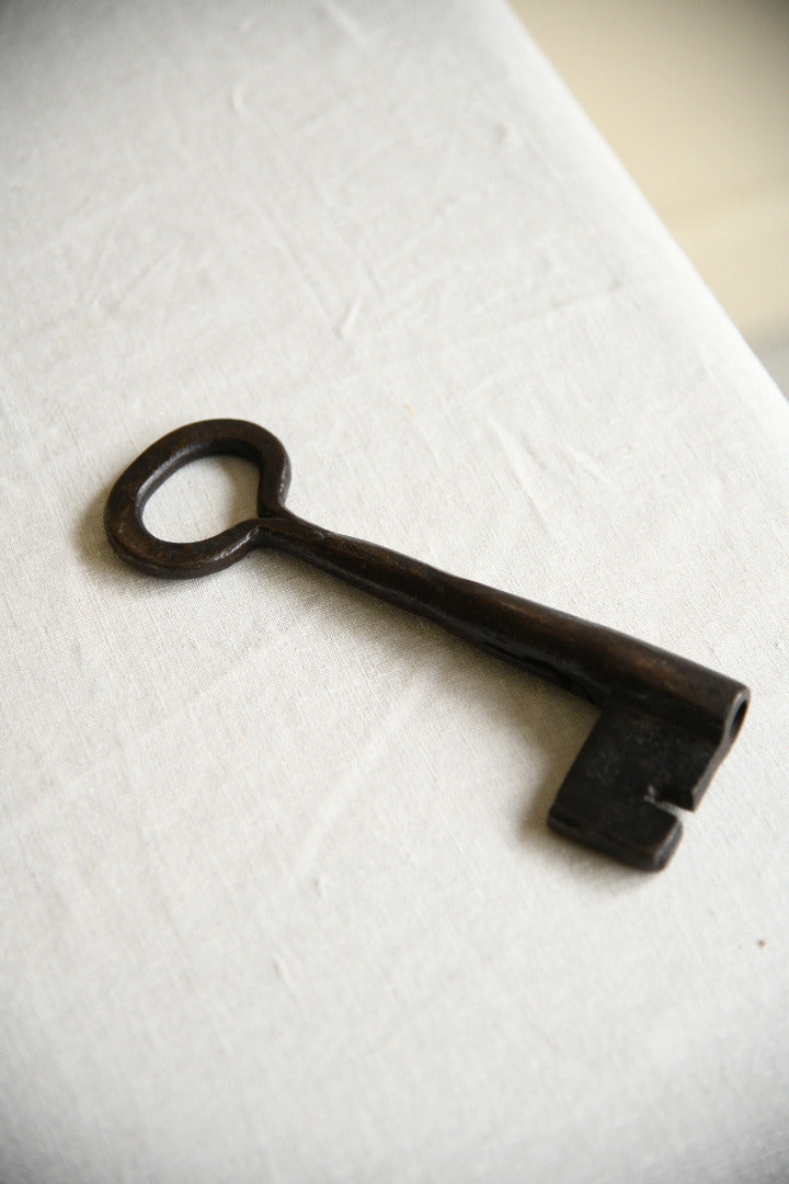 Antique Hand Forged Iron Door Key