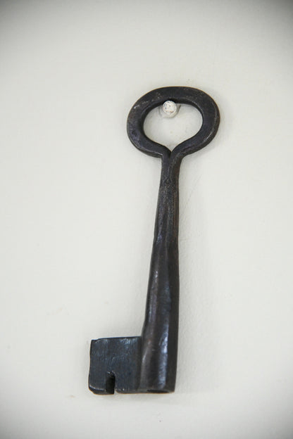 Antique Hand Forged Iron Door Key
