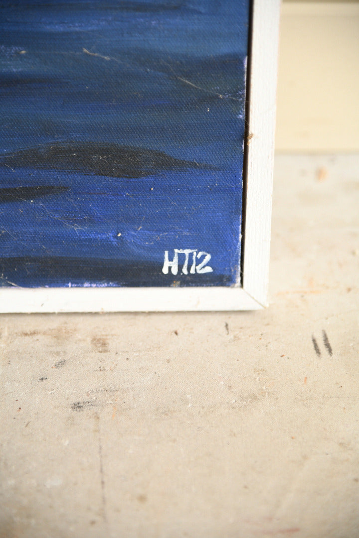 Large Southampton Water Seascape Painting