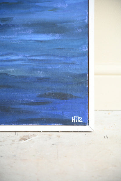 Large Southampton Water Seascape Painting