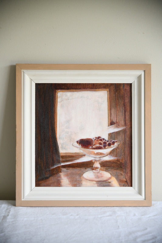 Anne Brown Still Life with Glass Compote Painting