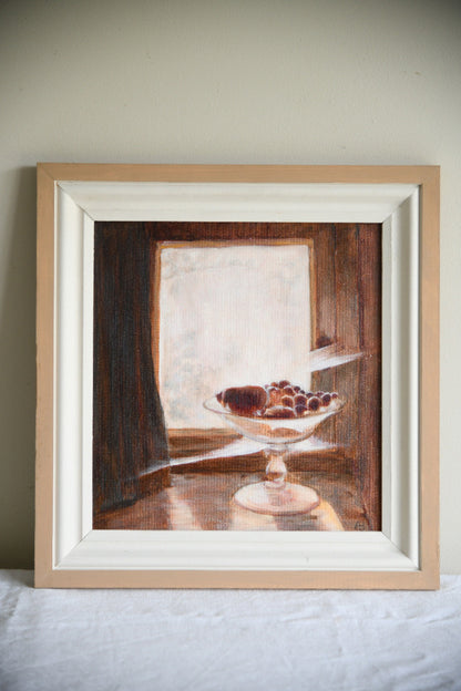 Anne Brown Still Life with Glass Compote Painting