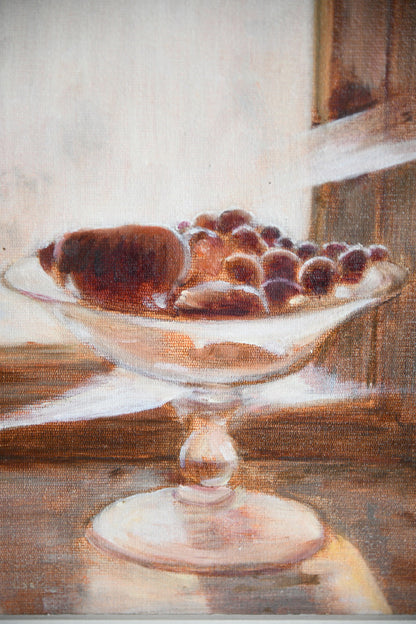 Anne Brown Still Life with Glass Compote Painting