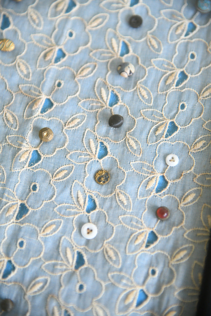 Framed Collection of Antique and Vintage Buttons