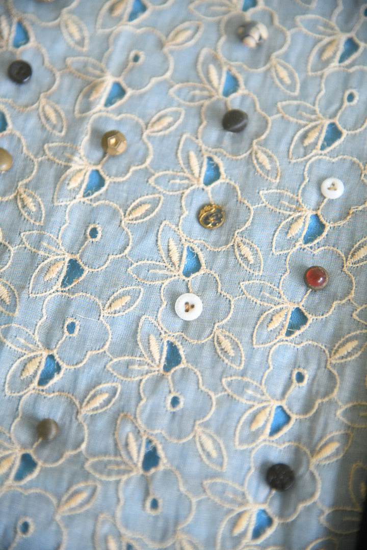 Framed Collection of Antique and Vintage Buttons
