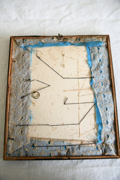 Framed Collection of Antique and Vintage Buttons