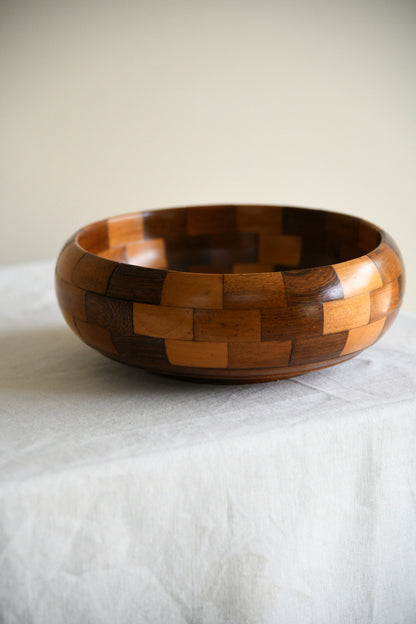 Vintage Cambridge Ware Wooden Bowl