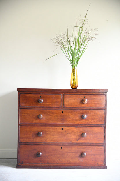 Antique Victorian Mahogany Chest of Drawers