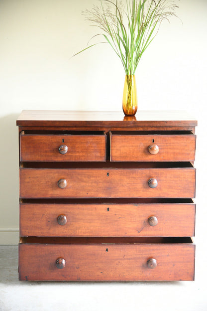 Antique Victorian Mahogany Chest of Drawers