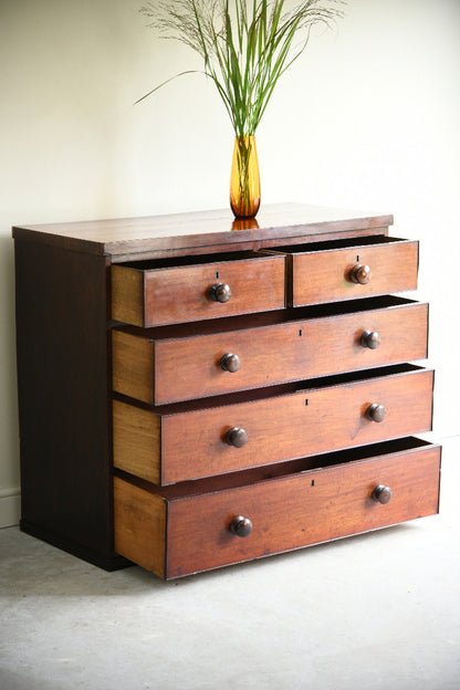Antique Victorian Mahogany Chest of Drawers