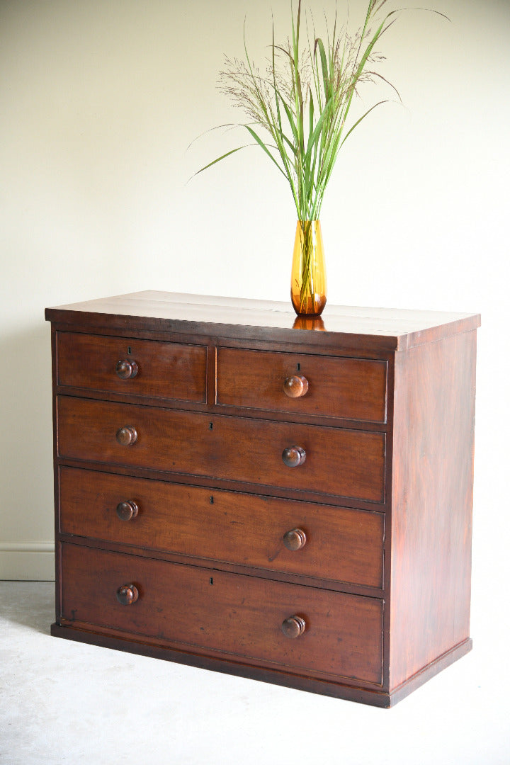 Antique Victorian Mahogany Chest of Drawers