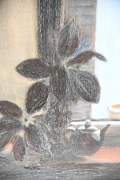 Anne Brown St Ives Window Still Life Oil Painting