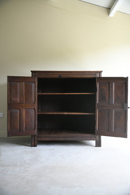 Early Antique Oak Cupboard