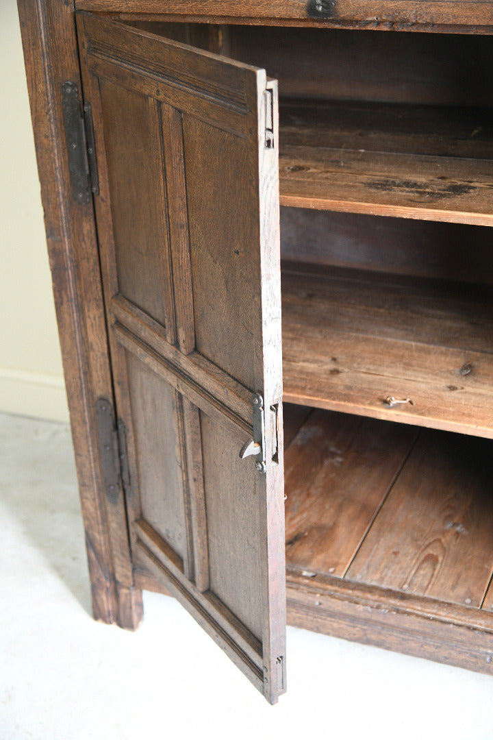 Early Antique Oak Cupboard