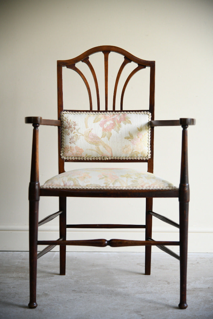 Antique Edwardian Upholstered Armchair