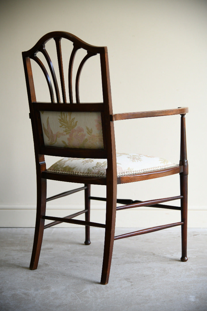 Antique Edwardian Upholstered Armchair