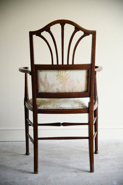 Antique Edwardian Upholstered Armchair