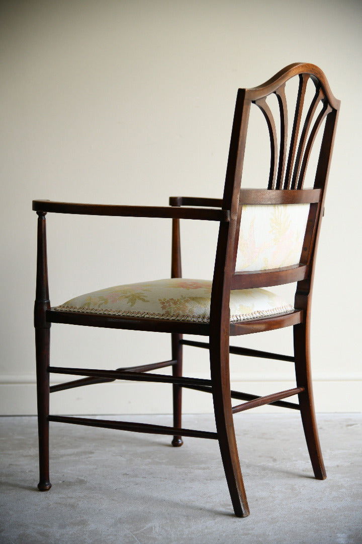 Antique Edwardian Upholstered Armchair