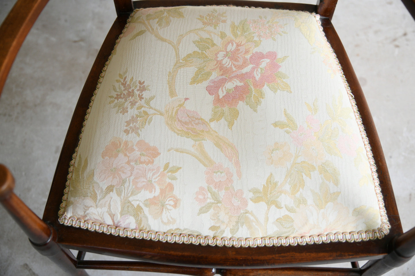 Antique Edwardian Upholstered Armchair