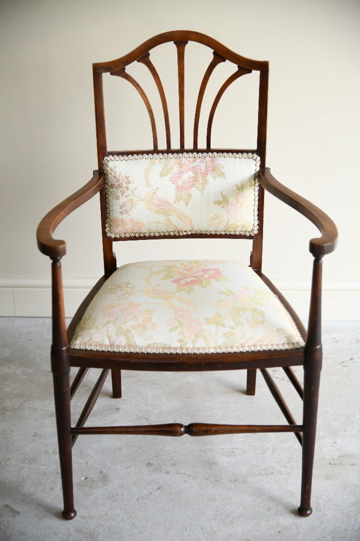 Antique Edwardian Upholstered Armchair