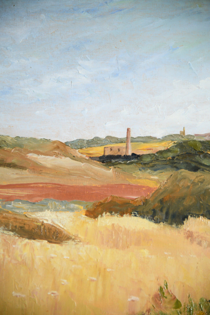 Anne Brown Godolphin Hill Cornwall Landscape Painting