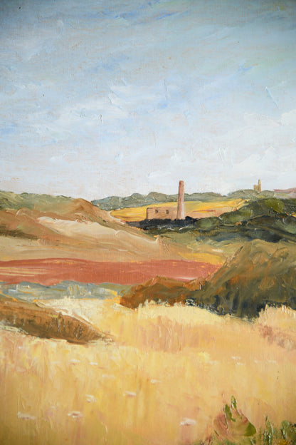 Anne Brown Godolphin Hill Cornwall Landscape Painting