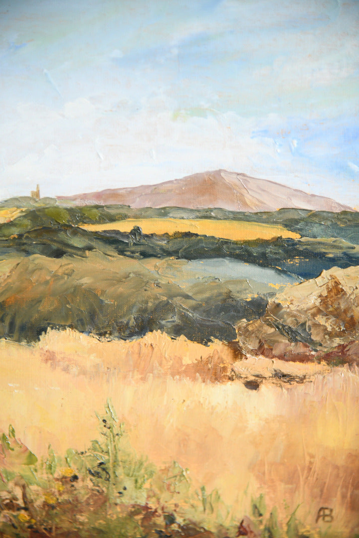 Anne Brown Godolphin Hill Cornwall Landscape Painting
