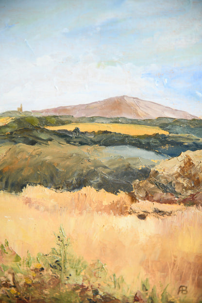 Anne Brown Godolphin Hill Cornwall Landscape Painting