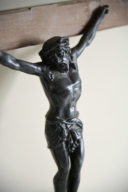 Antique Patinated Metal Corpus of Christ
