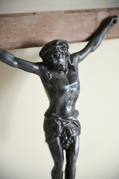 Antique Patinated Metal Corpus of Christ