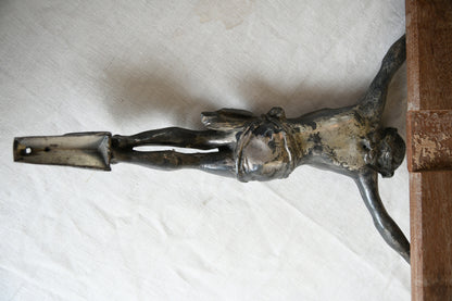 Antique Patinated Metal Corpus of Christ