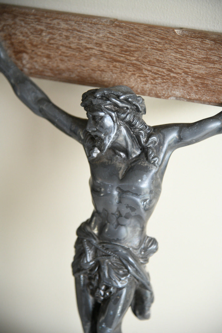 Antique Patinated Metal Corpus of Christ