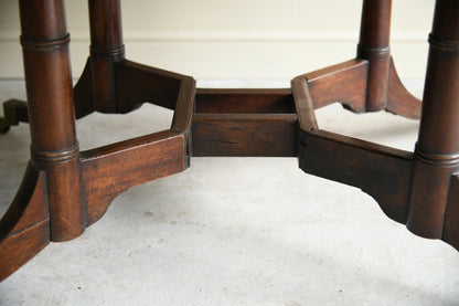 Early 19th Century Mahogany Drop Leaf Dining Table