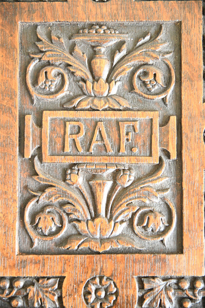 17th Century Carved & Initialled Oak Coffer