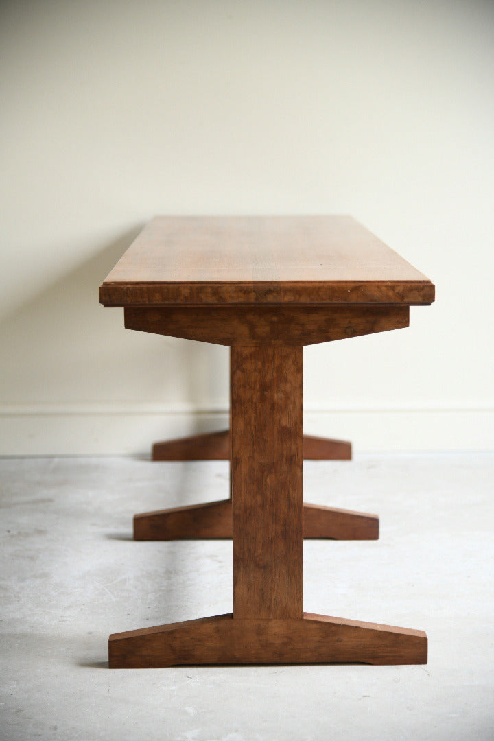 Mid Century Sapele Long Occasional Side Table