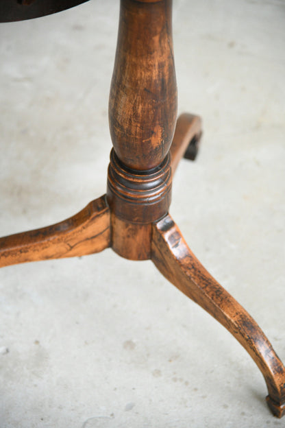 Georgian Mahogany Circular Tilt Top Occasional Table