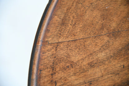 Georgian Mahogany Circular Tilt Top Occasional Table
