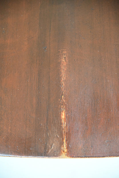 Mid 20th Century Stained Beech Desk Chair