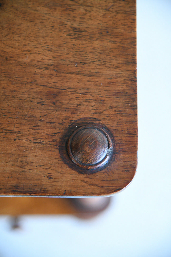 Victorian Walnut Two Tier Whatnot Side Table