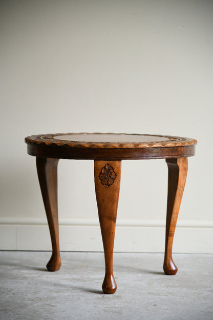 Early 20th Century Anglo Indian Carved Occasional Table