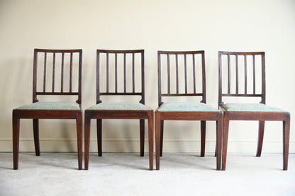 Set of Four 19th Century Mahogany Dining Chairs