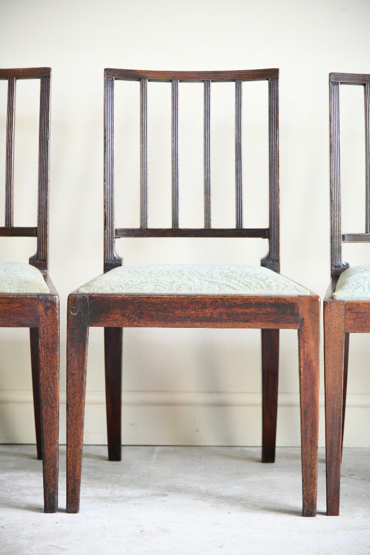 Set of Four 19th Century Mahogany Dining Chairs