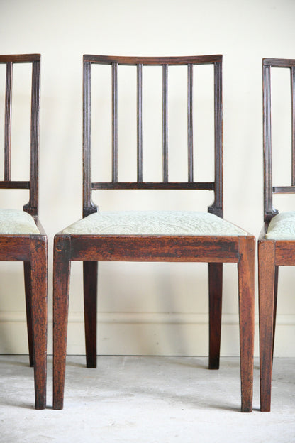 Set of Four 19th Century Mahogany Dining Chairs