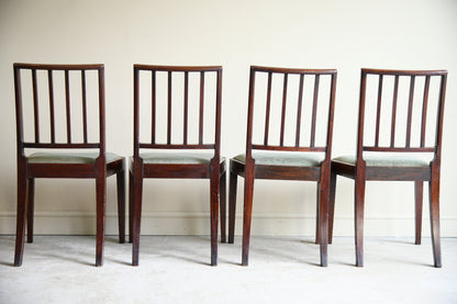 Set of Four 19th Century Mahogany Dining Chairs
