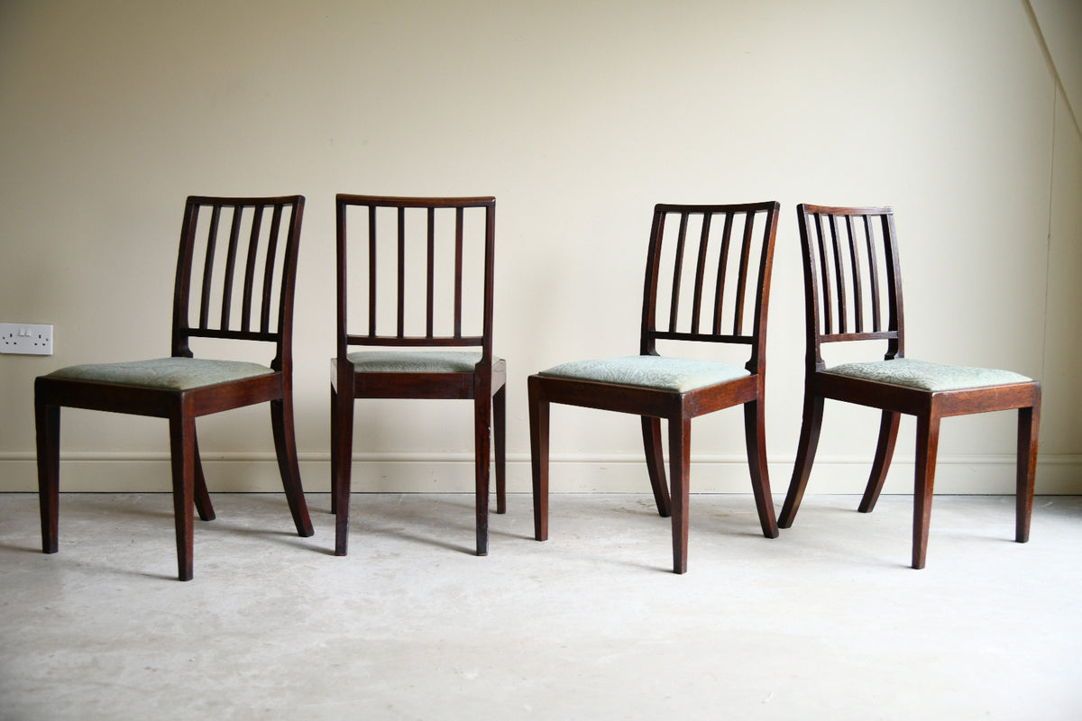 Set of Four 19th Century Mahogany Dining Chairs