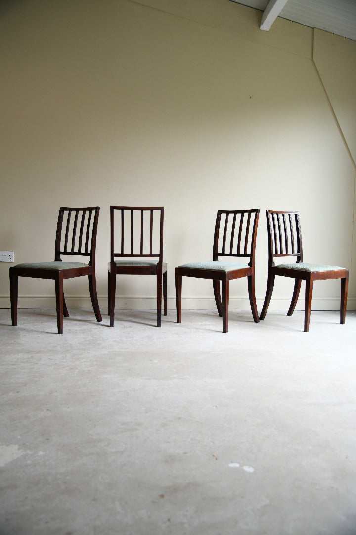 Set of Four 19th Century Mahogany Dining Chairs