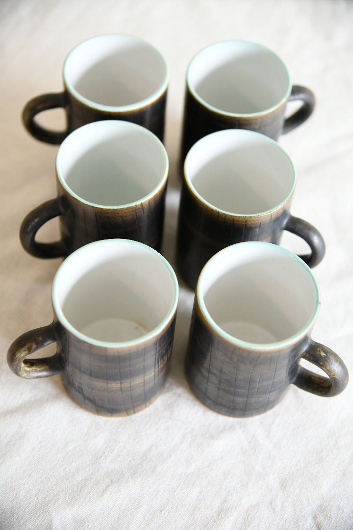 Vintage Cinque Ports Pottery Rye 15 Piece Coffee Set