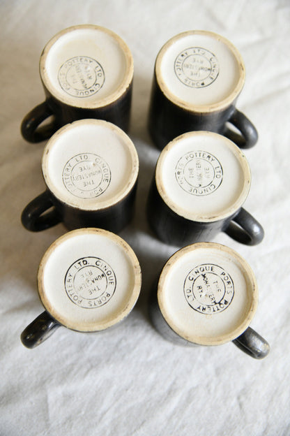 Vintage Cinque Ports Pottery Rye 15 Piece Coffee Set